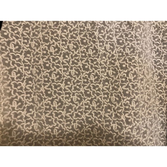 De Collection Black and White Long Sleeve Blouse Lace Back Inlay Small - Picture 2 of 3